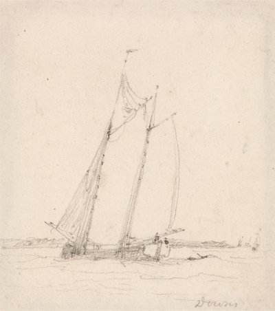 A Sailing Barge in the Downs by Unbekannt Unbekannt